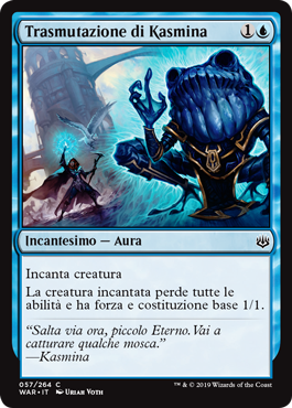 Trasmutazione di Kasmina  La Guerra della Scintilla 57-Wizard of the Cost- nuvolosofumetti.
