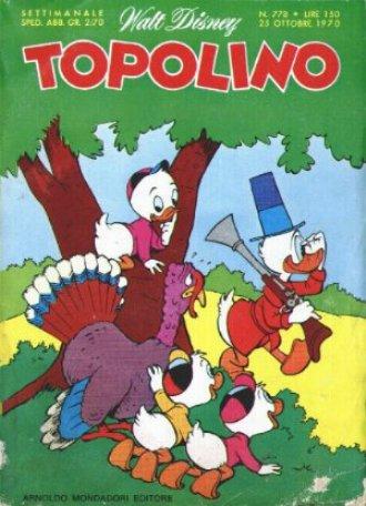 TOPOLINO 778-MONDADORI- nuvolosofumetti.
