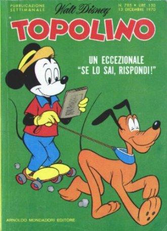 TOPOLINO 785-MONDADORI- nuvolosofumetti.