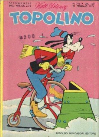 TOPOLINO 795-MONDADORI- nuvolosofumetti.