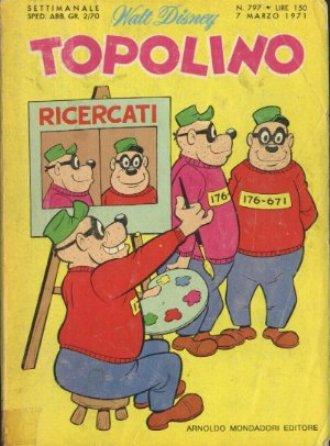TOPOLINO 797-MONDADORI- nuvolosofumetti.