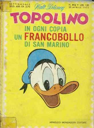 TOPOLINO 804-MONDADORI- nuvolosofumetti.