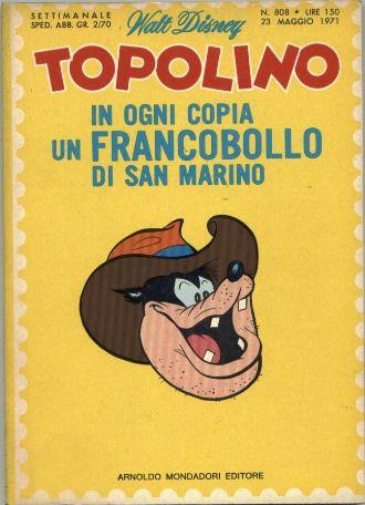 TOPOLINO 808-MONDADORI- nuvolosofumetti.