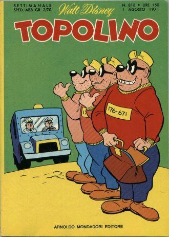 TOPOLINO 818-MONDADORI- nuvolosofumetti.