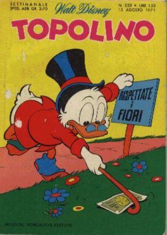 TOPOLINO 820-MONDADORI- nuvolosofumetti.