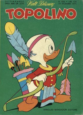 TOPOLINO 838-MONDADORI- nuvolosofumetti.