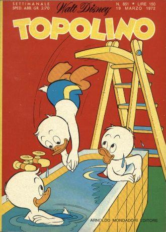 TOPOLINO 851-MONDADORI- nuvolosofumetti.