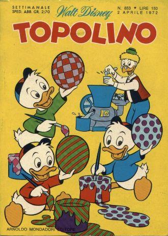 TOPOLINO 853-MONDADORI- nuvolosofumetti.