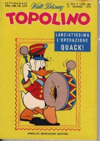 TOPOLINO 915-MONDADORI- nuvolosofumetti.