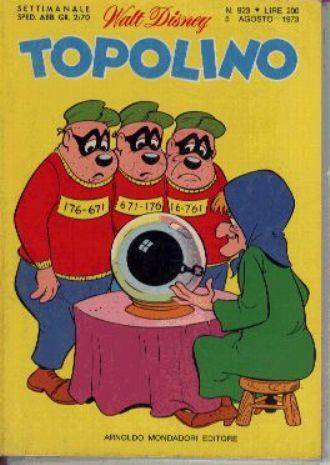 TOPOLINO 923-MONDADORI- nuvolosofumetti.