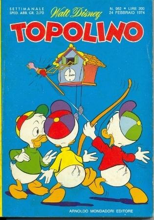 TOPOLINO 952-MONDADORI- nuvolosofumetti.