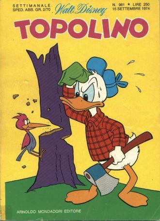 TOPOLINO 981-MONDADORI- nuvolosofumetti.
