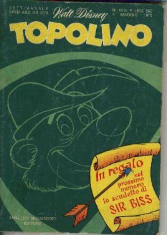 TOPOLINO 1014-MONDADORI- nuvolosofumetti.