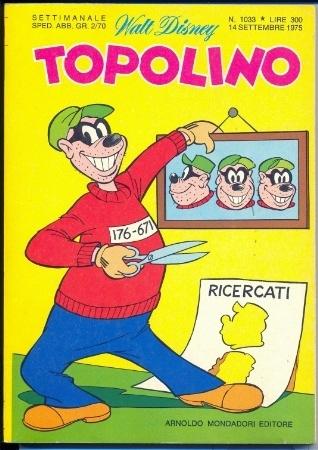 TOPOLINO 1033-MONDADORI- nuvolosofumetti.