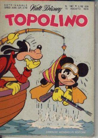 TOPOLINO 1081-MONDADORI- nuvolosofumetti.