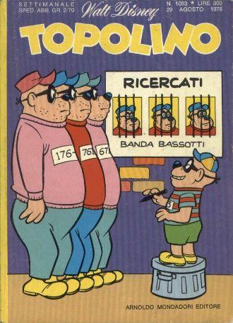 TOPOLINO 1083-MONDADORI- nuvolosofumetti.
