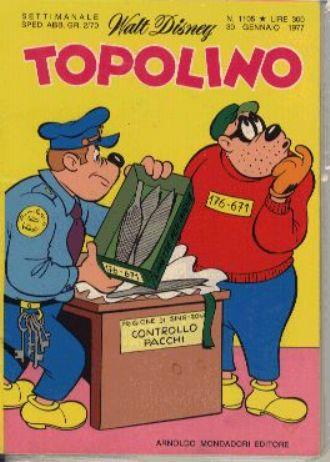 TOPOLINO 1105-MONDADORI- nuvolosofumetti.
