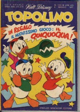 TOPOLINO 1119-MONDADORI- nuvolosofumetti.
