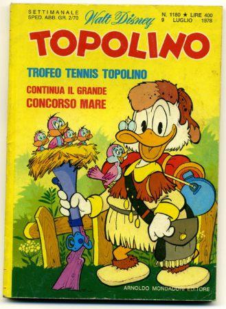 TOPOLINO 1180-MONDADORI- nuvolosofumetti.