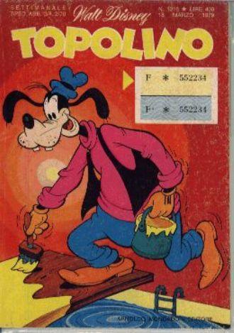 TOPOLINO 1216-MONDADORI- nuvolosofumetti.