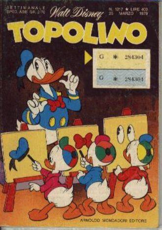 TOPOLINO 1217-MONDADORI- nuvolosofumetti.