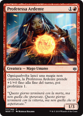 Profetessa Ardente  La Guerra della Scintilla 117-Wizard of the Cost- nuvolosofumetti.