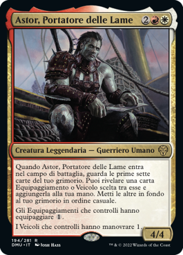 ASTOR, PORTATORE DELLE LAME  Dominaria Unita 194
