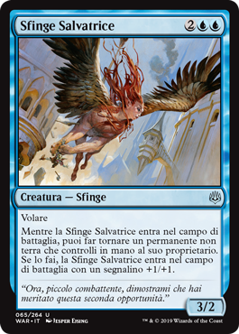 Sfinge Salvatrice  La Guerra della Scintilla 65-Wizard of the Cost- nuvolosofumetti.