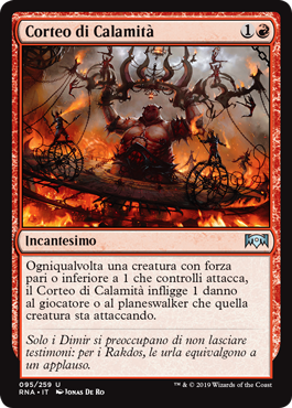 Corteo di Calamità  Fedeltà di Ravnica 95