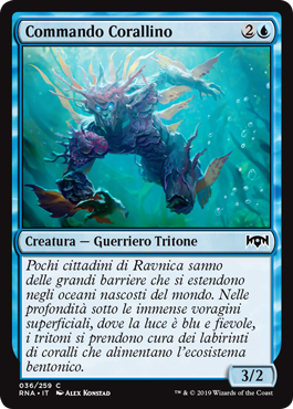 Commando Corallino  Fedeltà di Ravnica 36-Wizard of the Coast- nuvolosofumetti.