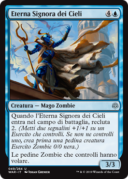 Eterna Signora dei Cieli  La Guerra della Scintilla 49-Wizard of the Cost- nuvolosofumetti.