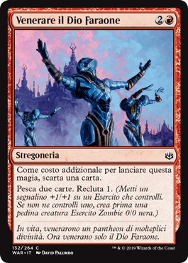 Venerare il Dio Faraone  La Guerra della Scintilla 132-Wizard of the Cost- nuvolosofumetti.