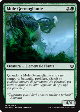 Mole Germogliante  La Guerra della Scintilla 154-Wizard of the Cost- nuvolosofumetti.