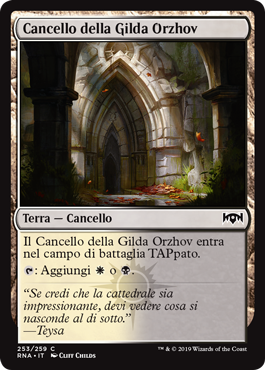 Cancello della Gilda d Orzhov vers. 2foil  Fedeltà di Ravnica 295