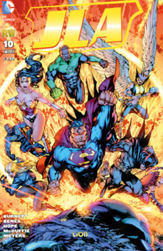 JLA # 10 (collegamento serie planeta) 10-LION- nuvolosofumetti.