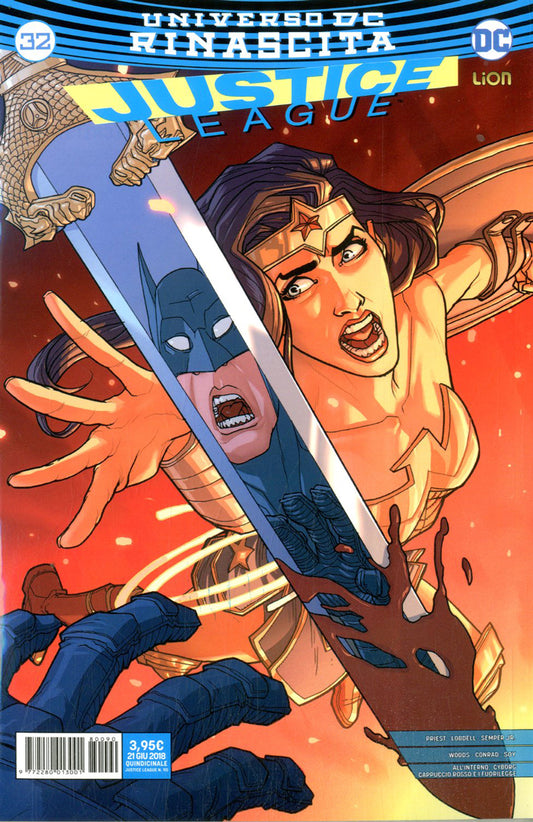 Justice League rinascita 32-LION- nuvolosofumetti.