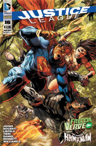 JUSTICE LEAGUE serie 2012 16-LION- nuvolosofumetti.
