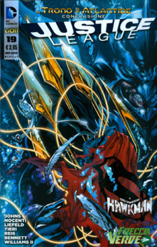 JUSTICE LEAGUE serie 2012 19, LION, nuvolosofumetti,