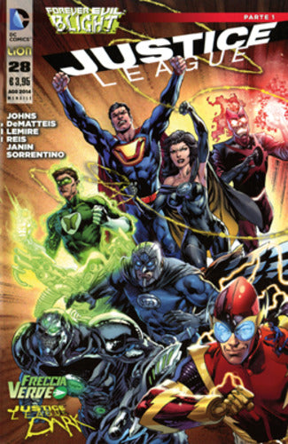 JUSTICE LEAGUE serie 2012 28-LION- nuvolosofumetti.