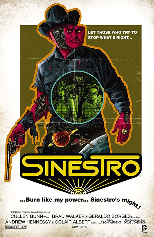 SINESTRO # 16 variant cinema-LION- nuvolosofumetti.