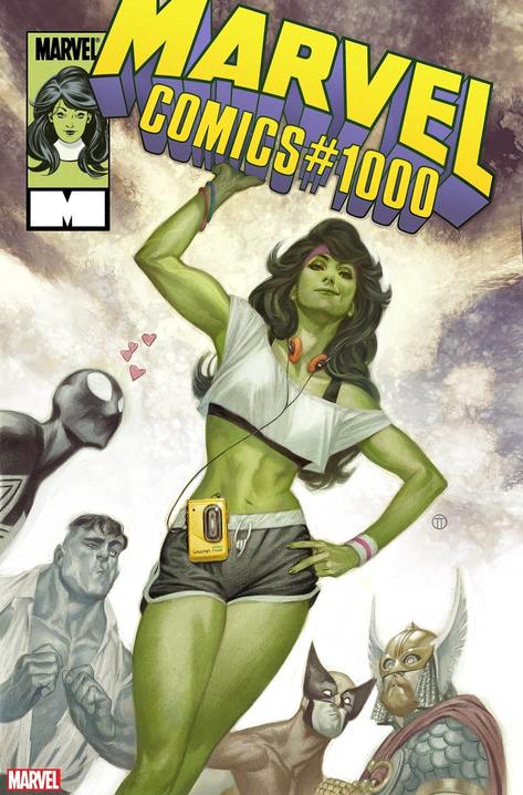 Marvel comics # 1000 '80S VARIANT COVER BY JULIAN TOTINO TEDESCO, Marvel Usa, nuvolosofumetti,