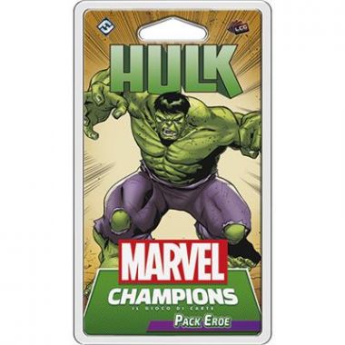 Marvel Champions il gioco di carte  Hulk espansione, STRATELIBRI, nuvolosofumetti,