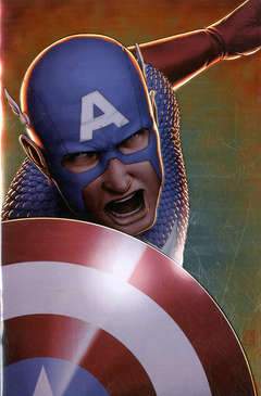 Capitan Americs variant METAL 97-PANINI COMICS- nuvolosofumetti.