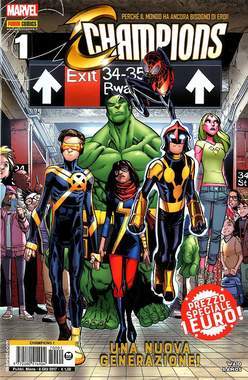 CHAMPIONS 1-PANINI COMICS- nuvolosofumetti.