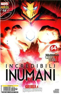 Gli Incredibili Inumani 12-PANINI COMICS- nuvolosofumetti.