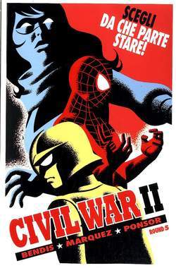 CIVIL WAR II variant cover 5-Panini Comics- nuvolosofumetti.