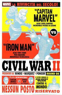 CIVIL WAR II variant cover 8 8-Panini Comics- nuvolosofumetti.