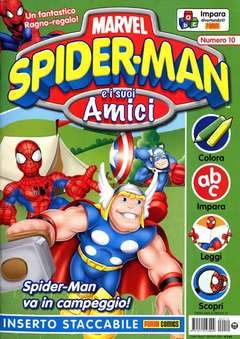 SPIDERMAN E I SUOI AMICI MAGAZINE PER BAMBINI 10-Panini Comics- nuvolosofumetti.