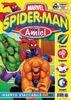 SPIDERMAN E I SUOI AMICI MAGAZINE PER BAMBINI 9-Panini Comics- nuvolosofumetti.