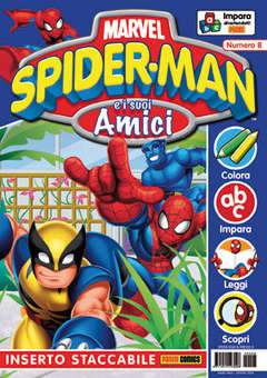 SPIDERMAN E I SUOI AMICI MAGAZINE PER BAMBINI 8-Panini Comics- nuvolosofumetti.